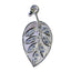 White CZ Eye-catching Middle Eastern 925 Silver multiple White Pendant