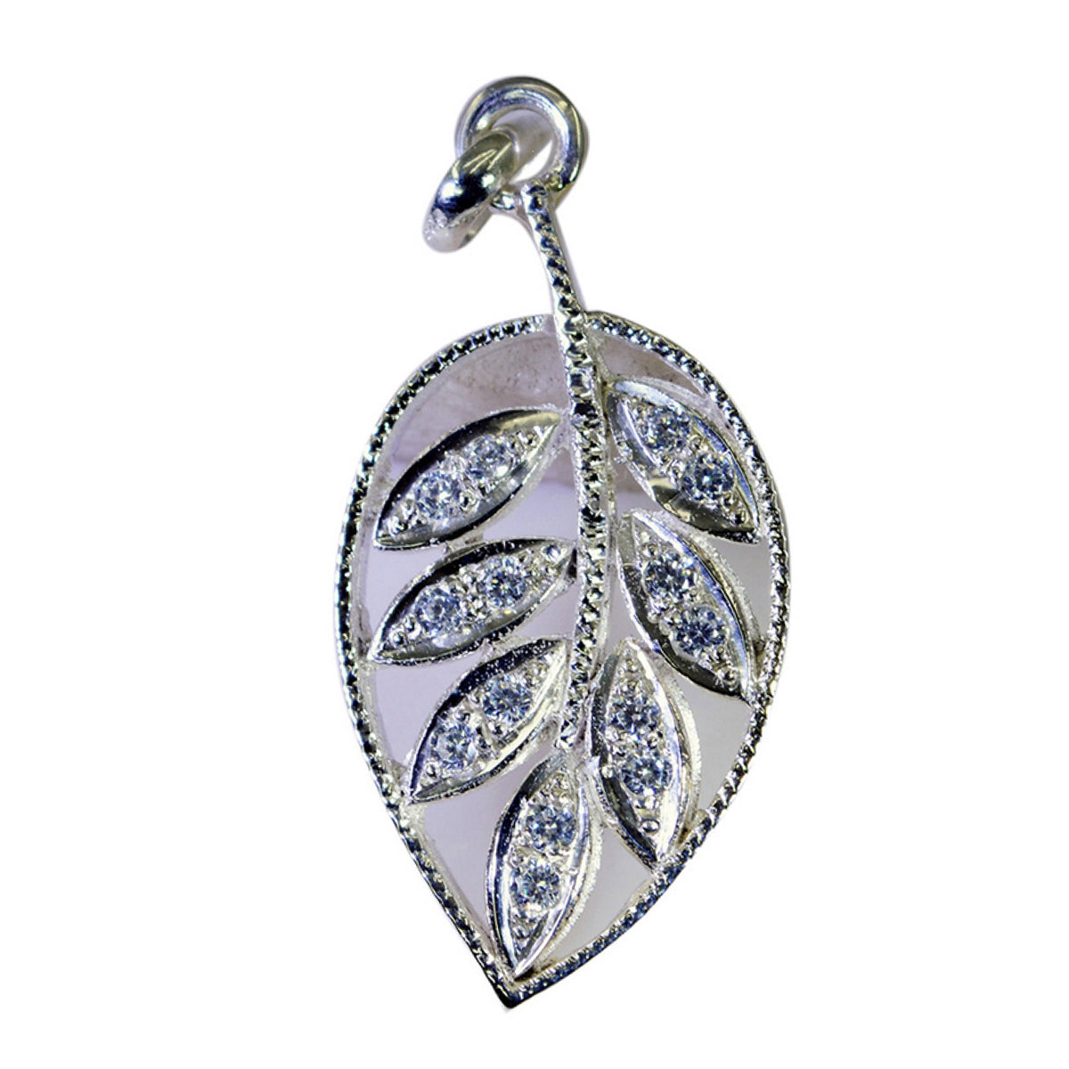 White CZ Eye-catching Middle Eastern 925 Silver multiple White Pendant
