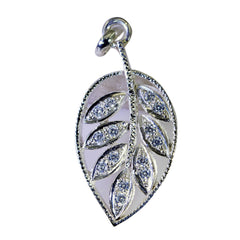 White CZ Eye-catching Middle Eastern 925 Silver multiple White Pendant