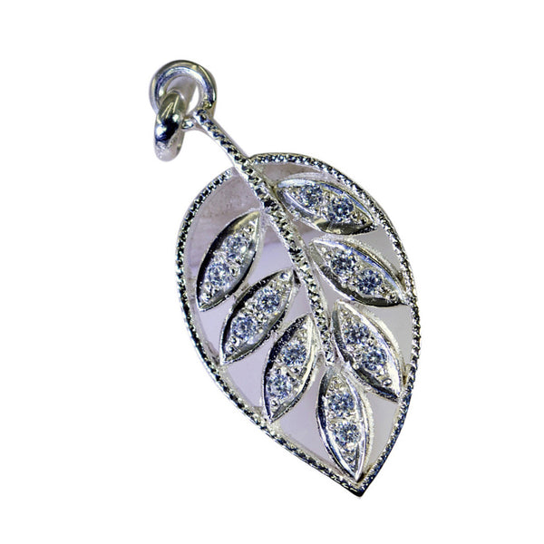 White CZ Eye-catching Middle Eastern 925 Silver multiple Emily Glamorous White Pendant Jewelry