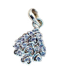 White CZ Featherlight Indian Silver multiple Angel Love White Pendant Jewelry