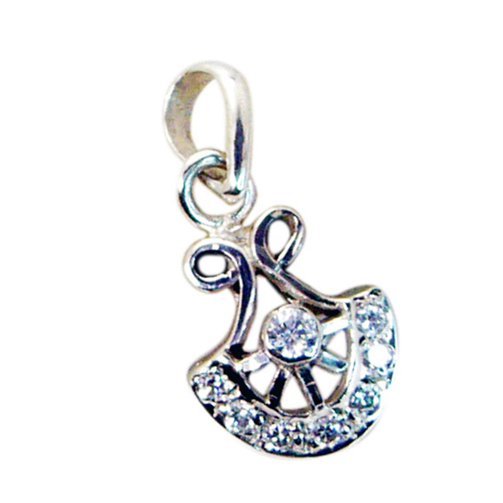 White CZ Featherlight African Sterling Silver multiple Harper Engagement White Pendant Jewellery