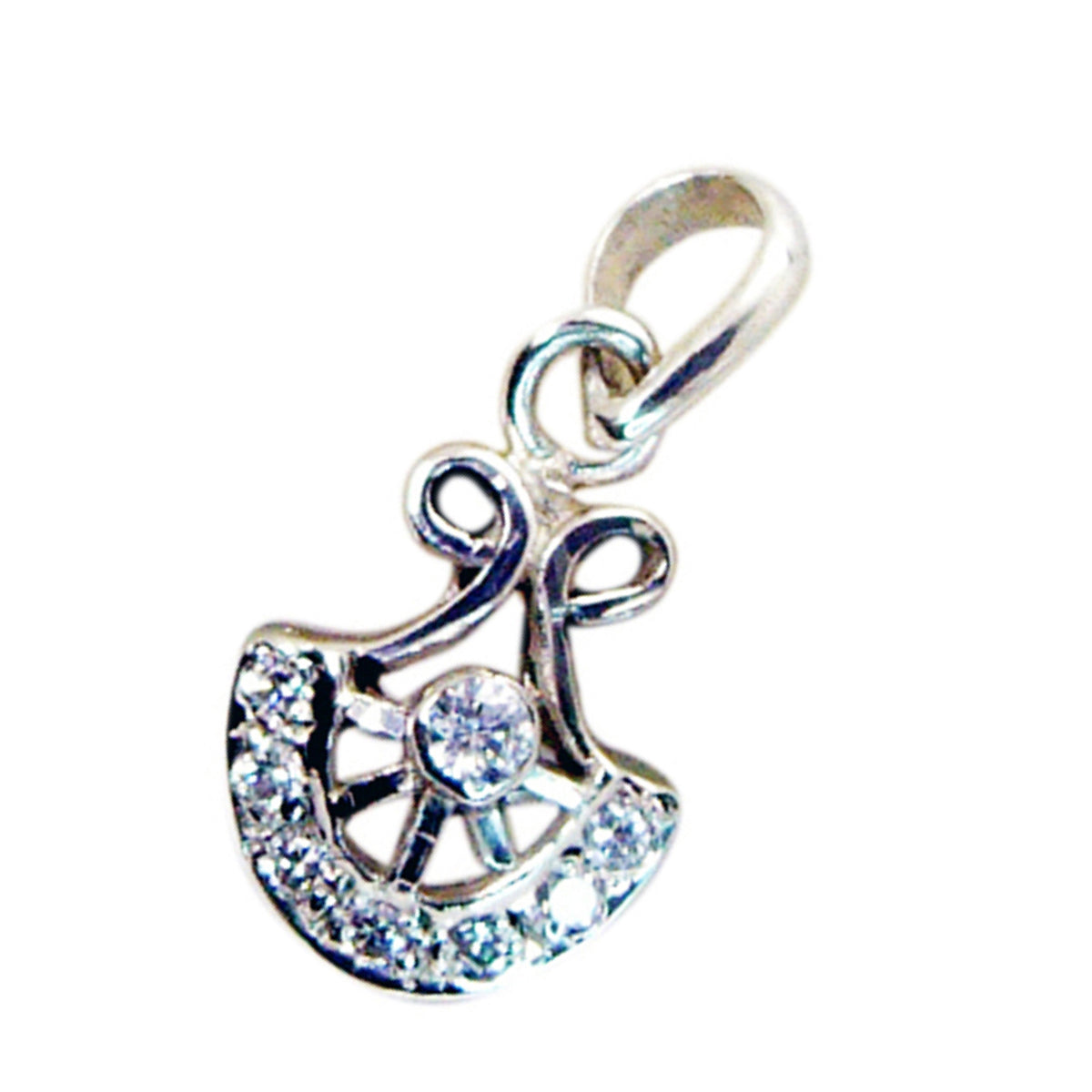 White CZ Featherlight African Sterling Silver multiple Harper Engagement White Pendant Jewellery