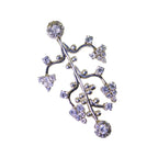 Vit CZ Essential Australian 92.5 Silver Multiple Isabel Wedding White Pendant Smycken