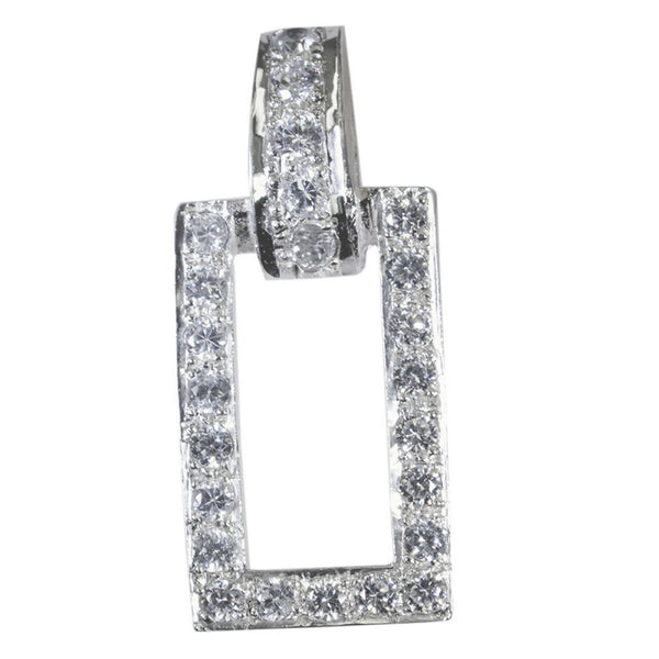 Crystal Quartz Whisper-thin Indian Silver multiple Liyana Abstract White Pendant Jewelry