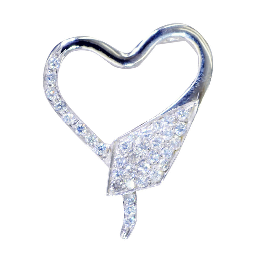 White CZ Tiny Australian Silver multiple White Pendant