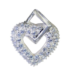 White CZ Classic African 925 Silver multiple White Pendant