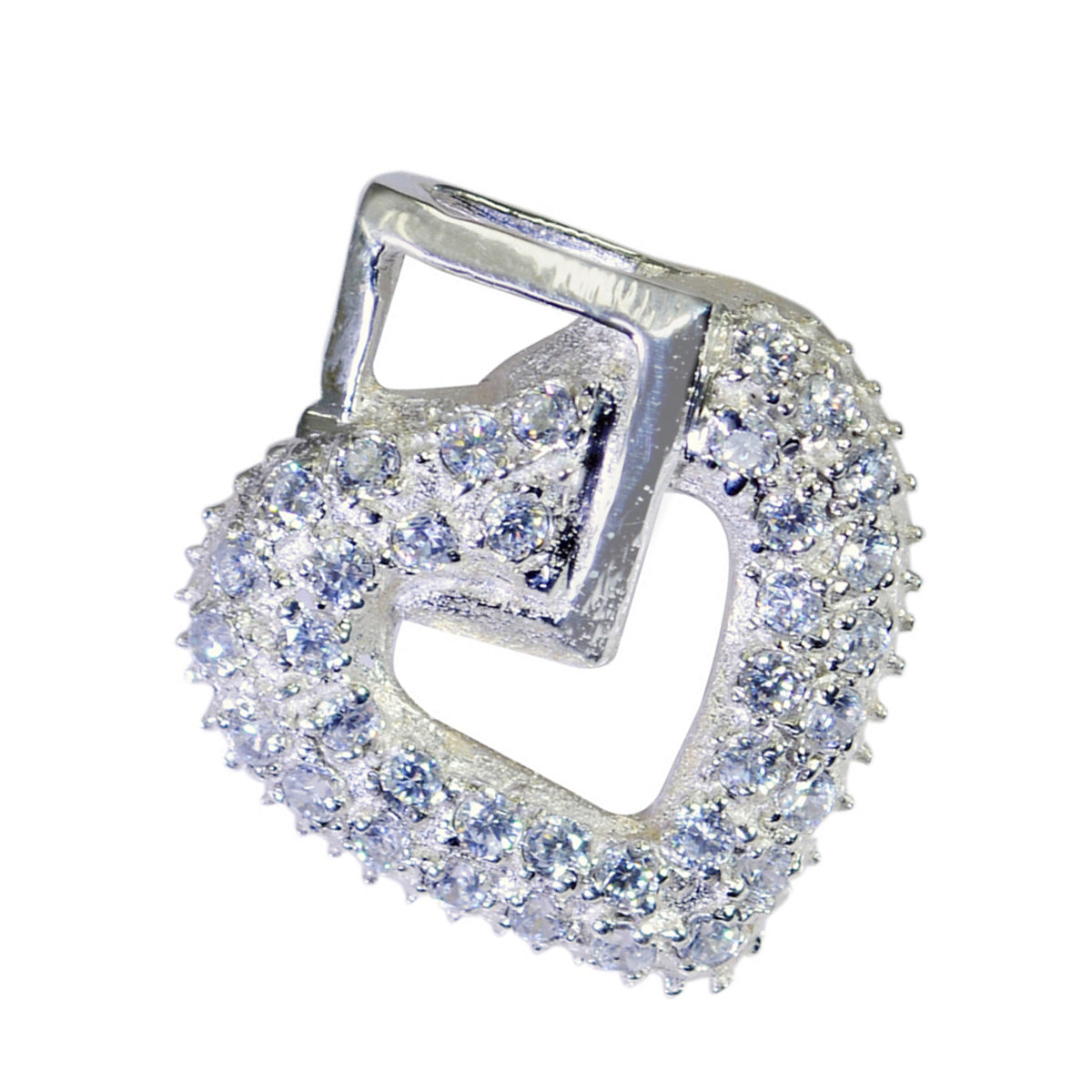 White CZ Classic African 925 Silver multiple Nella Signet White Pendant Jewelry Второстепенное изображение товара