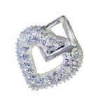 White CZ Classic African 925 Silver multiple Nella Signet White Pendant Jewelry