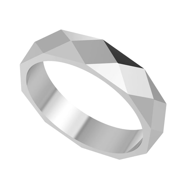 Plain Plain Indian 925 Sterling Silver Gray Gems Versatile Armor Thumb Ring Jewelry