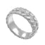 Plain Plain French 925 Silver Gray Gems Statement Twist Thumb Ring Jewellery