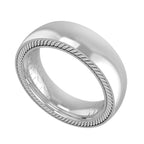 Plain Plain Russian 925 Sterling Silver Gray Gemstones Essential  Armor Thumb Ring Jewellery
