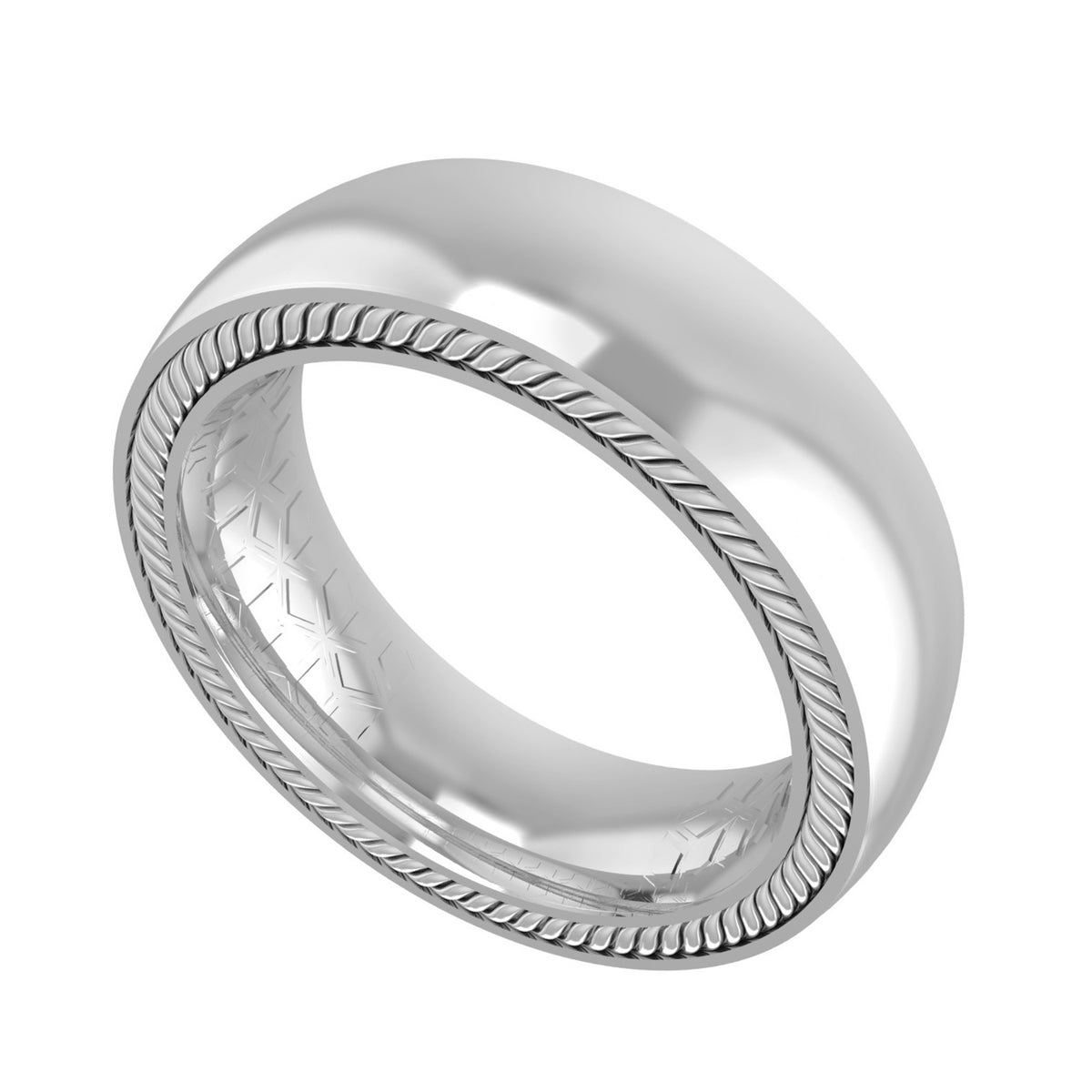 Astrology-Inspired Silver Thumb Ring for All Genders