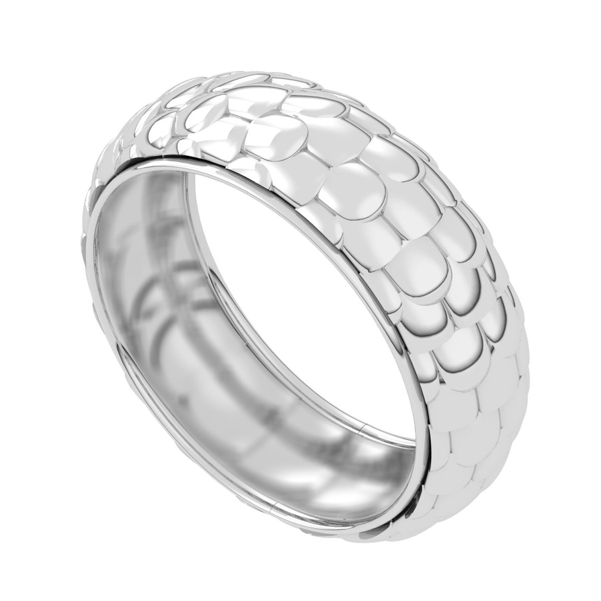 Silver Thumb Ring for Astrological Balance & Style