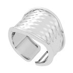 Plain Plain Spanish 925 Sterling Silver Gray Gemstone Chunky Signet Thumb Ring Jewelry
