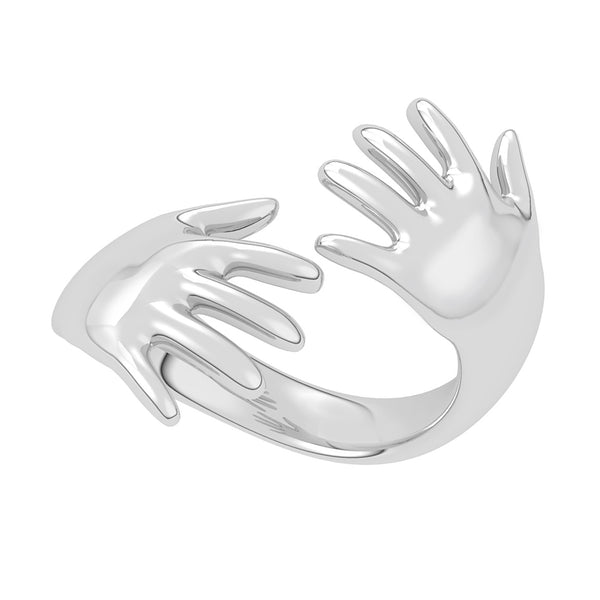 Plain Plain Egyptian Silver Gray Gemstones Classic Romantic Thumb Ring Jewellery