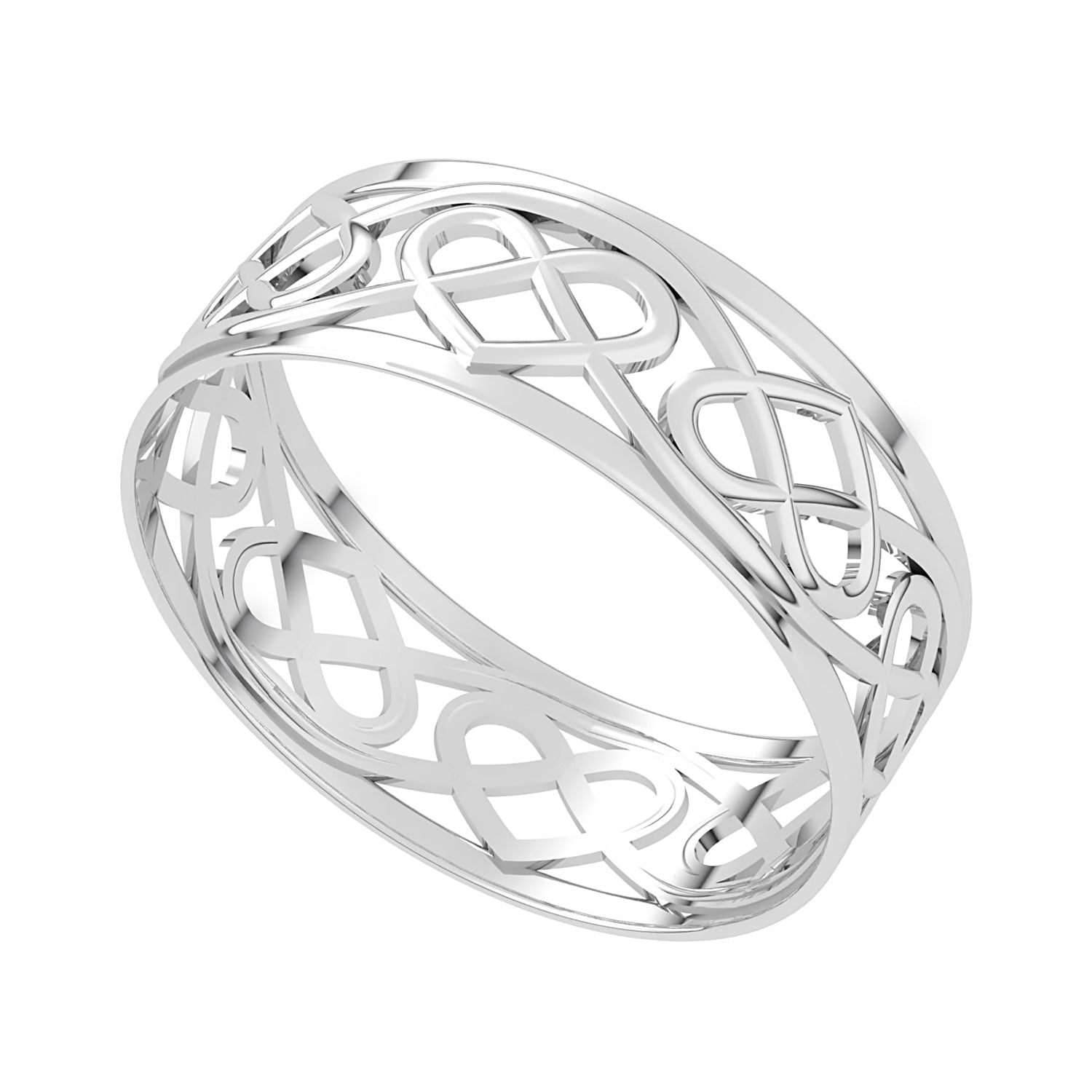 Plain Plain French Sterling Silver Gray Gems Eye catching twisted Thumb Ring Jewelry