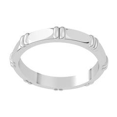 Astrology-Infused Silver Thumb Ring: Simple & Stylish