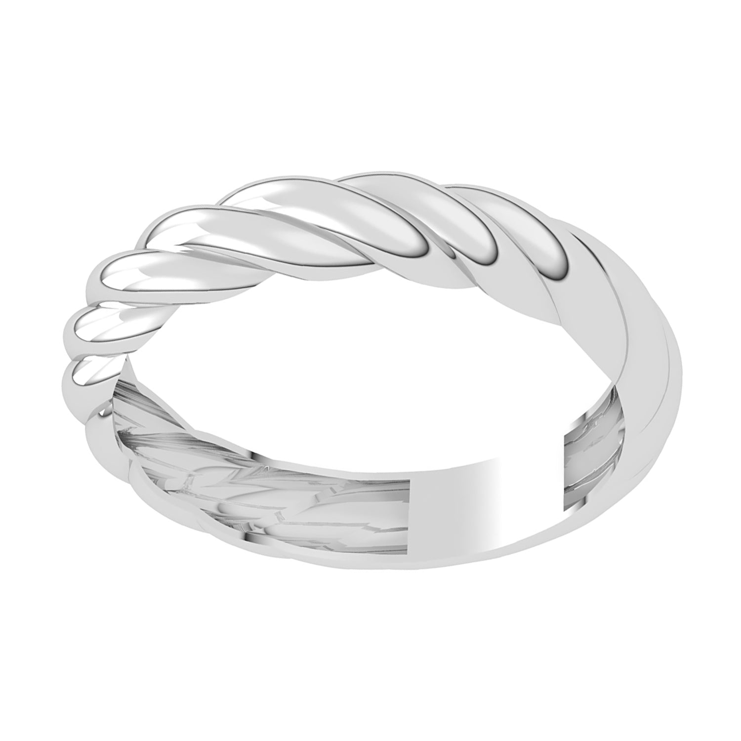 Plain Silver Thumb Ring for Astrological Focus