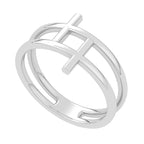 Plain Plain Moroccan Sterling Silver Gray Gemstones Eye catching Signet Thumb Ring Jewellery