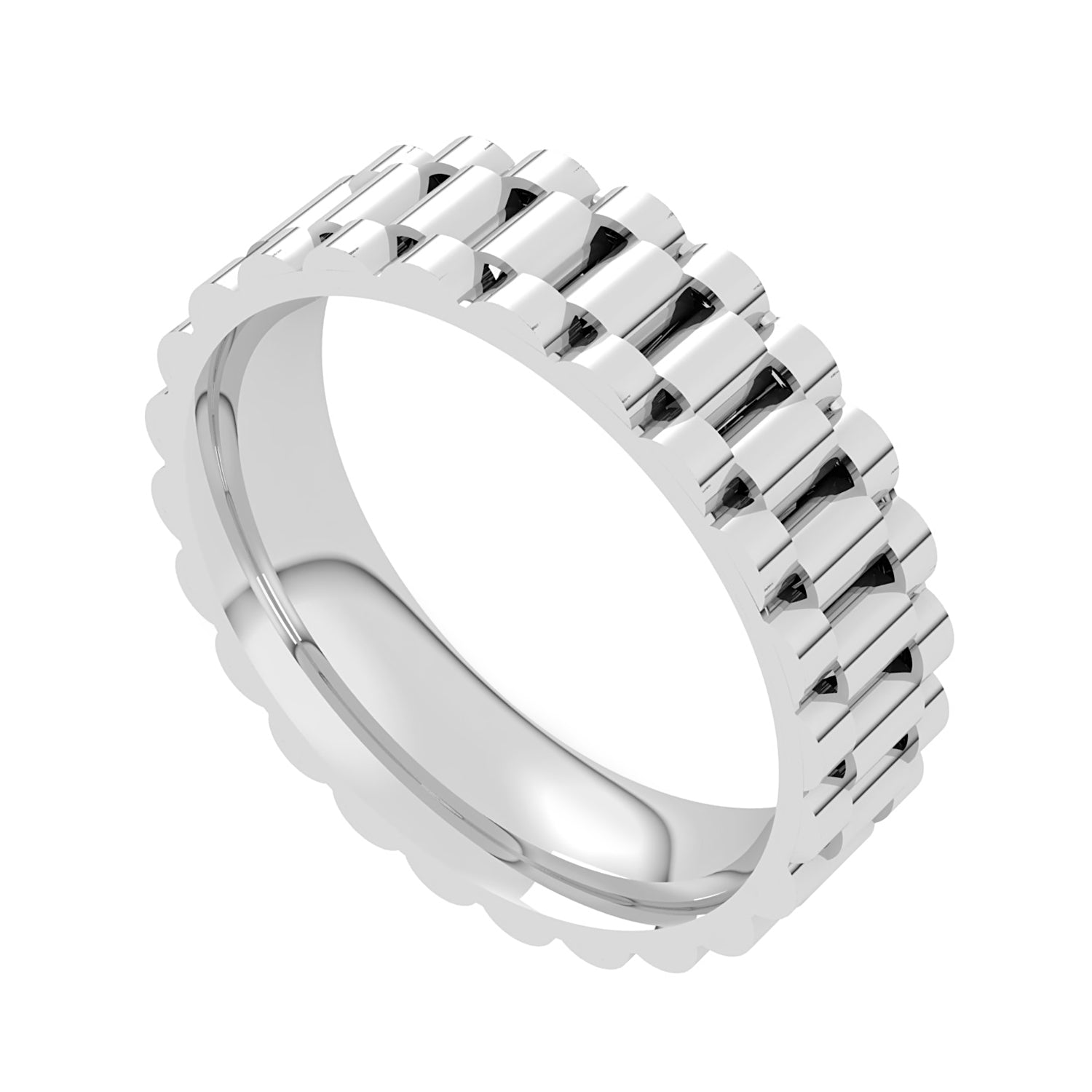 Plain Plain Indian 925 Silver Gray Gemstones Essential  Geometric Thumb Ring Jewellery