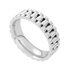 Elegant Plain Silver Thumb Ring for Women: Enhance Your Astrological Energy