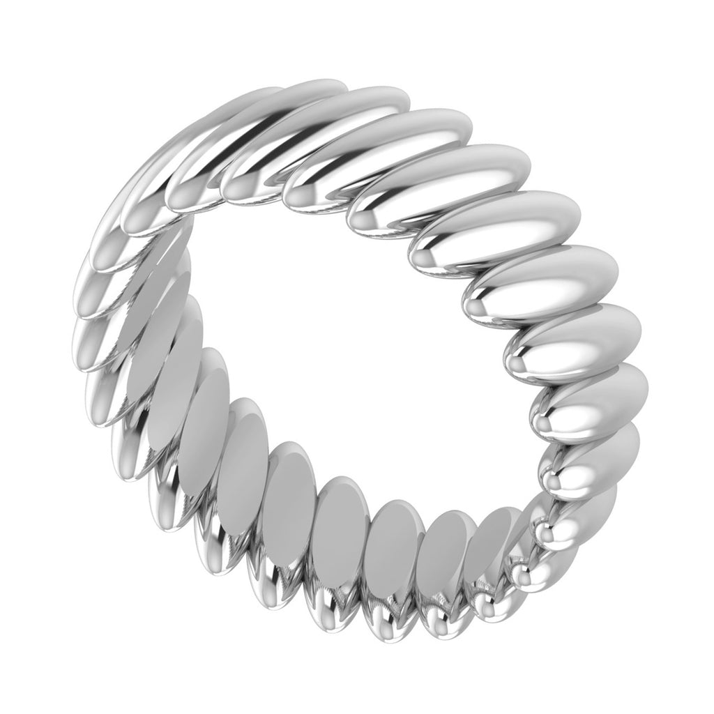 Plain Plain African 92.5 Silver Gray Gems Essential  Geometric Thumb Ring Jewelry