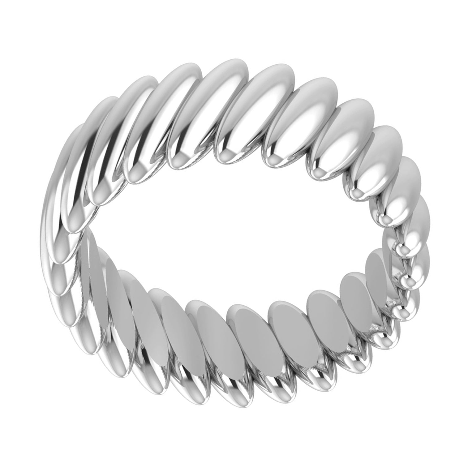 Astrology Benefits in a Minimalist Design: Women's Plain Silver Thumb Ring