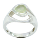 Aqua Chalcedony Solitaire Egyptian 925 Silver Green Gems Eye catching Love Ring Jewellery