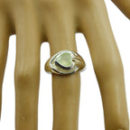 Aqua Chalcedony Solitaire Egyptian 925 Silver Green Gems Eye catching Love Ring Jewellery