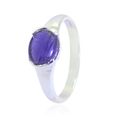 Amethyst Solitaire American Sterling Silver Purple Gemstone Delicate Sophisticated Ring Jewellery