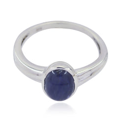 Amethyst Solitaire Egyptian 925 Silver Purple Gemstones Slim Boho Ring Jewellery