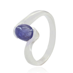 Amethyst Solitaire Korean 925 Silver Purple Gemstone Whisper thin Trendy Ring Jewellery