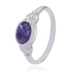Amethyst Solitaire Korean 925 Sterling Silver Purple Gemstone Whisper thin Modern Ring Jewellery
