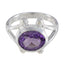 Amethyst Solitaire Egyptian 925 Sterling Silver Purple Gemstones Eye catching valentine Ring Jewelry