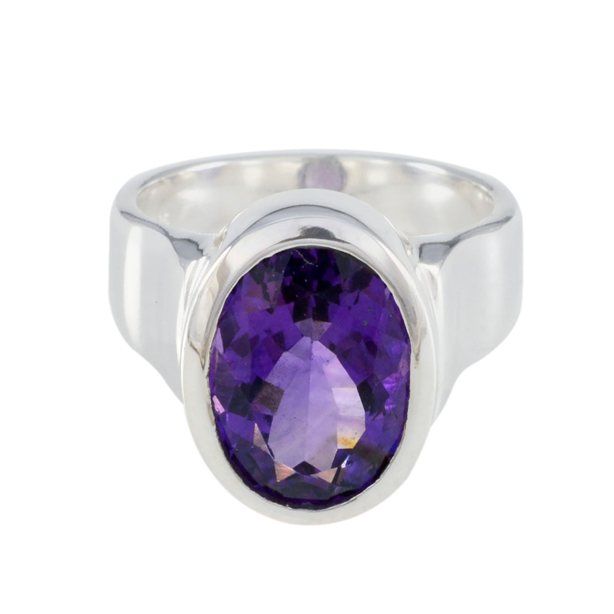 Amethyst Solitaire Spanish Sterling Silver Purple Gemstones Statement Heritage Ring Jewellery