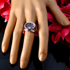 Amethyst Solitaire Indian Sterling Silver Purple Gemstones Essential  Contemporary Ring Jewelry
