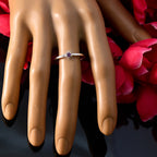 Amethyst Solitaire Turkish 925 Silver Purple Gemstone Elegant  Glamorous Ring Jewelry