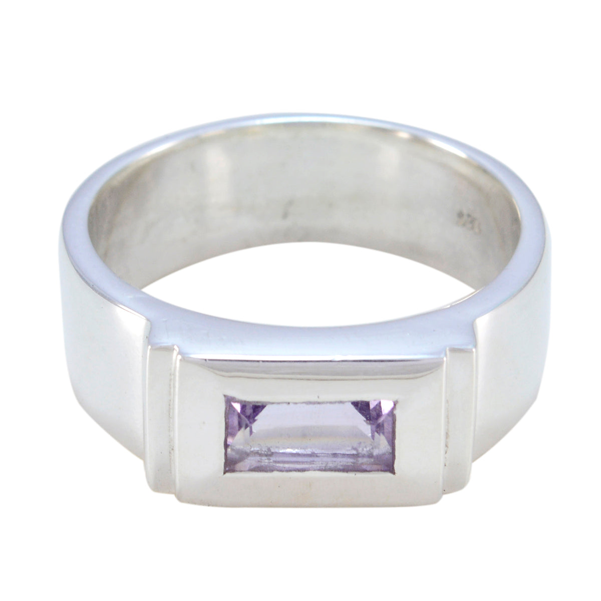 Amethyst Solitaire Spanish 925 Silver Purple Gemstone Statement Victorian Ring Jewellery