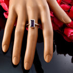 Amethyst Solitaire Indian 92.5 Silver Purple Gemstones Featherlight Boho Ring Jewelry