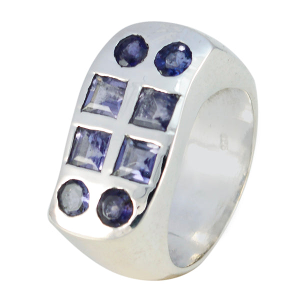 Amethyst octa Spanish 92.5 Silver Purple Gems Chunky Traditional Ring Jewellery