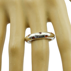 Amethyst multiple Egyptian Silver Purple Gems Slim Eternity Band Jewelry