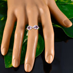 Amethyst multiple Japanese 925 Silver Purple Gems Dainty Artisan Ring Jewelry