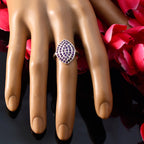 Amethyst multiple Moroccan Sterling Silver Purple Gemstones Classic Abstract Ring Jewellery