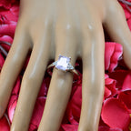 Amethyst Halo German 925 Silver Purple Gems Slim Contemporary Ring Jewelry