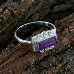 Amethyst Halo Egyptian Sterling Silver Purple Gemstones Featherlight Fairytale Ring Jewelry