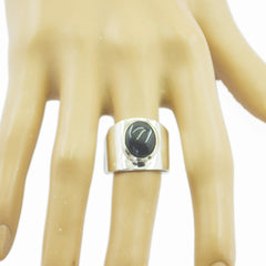 Black Onyx Solitaire Moroccan 925 Silver Black Gemstone Eye catching Armor Ring Jewelry