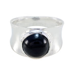 Black Onyx Solitaire Spanish 925 Sterling Silver Black Gems Edgy Armor Band Jewelry
