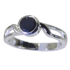 Black Onyx Solitaire Turkish 92.5 Silver Black Gems Whisper thin Abstract Ring Jewelry