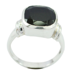 Black Onyx Solitaire Moroccan 925 Silver Black Gems Eye catching Signet Ring Jewelry